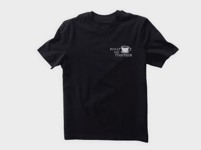 Lemmel Kaffe T-Shirt Mörkt som Framtiden