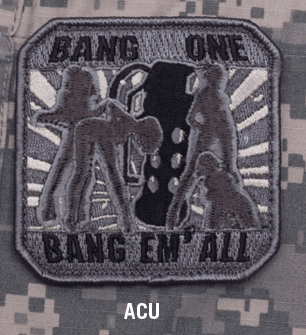 MSM Patch - Bang Em' All (Färg: ACU)