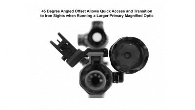 UTG Accu-Sync 45 Degree Angle Flip-Up Front Sight