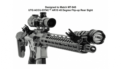 UTG Accu-Sync 45 Degree Angle Flip-Up Front Sight