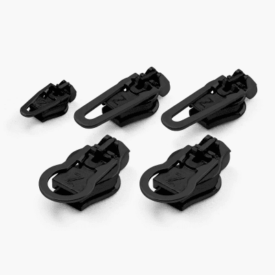ZlideOn Multipack Normal Metall & Plastdragkedja - Svart