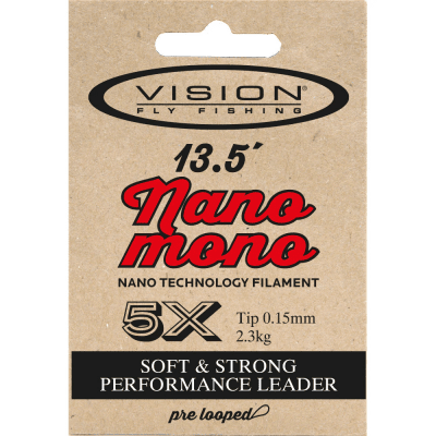 Vision Tafs Nano Mono Leader 13'5" (Spets Tjocklek: 4X 0,17)