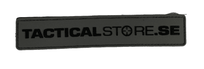 Tacticalstore PVC Patch 16x3cm - Grey/Black