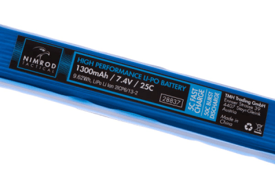 Nimrod LIPO 7.4V 1300mAh T-Dean Tube Type