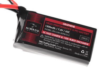 Nimrod LIPO 7.4V 1300mAh Small Tamiya