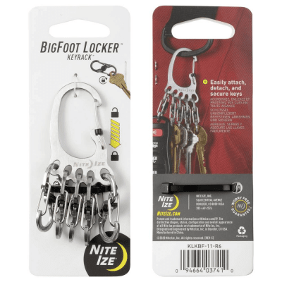 Nite Ize BigFoot Locker KeyRack Stainless