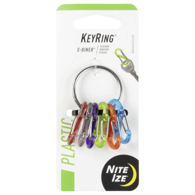 Nite Ize KeyRing Steel - S-Biner - Plastic