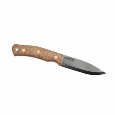 Casström No.10 Swedish Forest Knife - Canvas Micarta, Verktygsstål, Läder