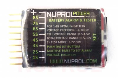 Nuprol Batteritestare Lipo/Life 1-8S