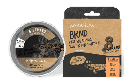 Wolfcreek OctaCore Super Braid X8 Brown 135m