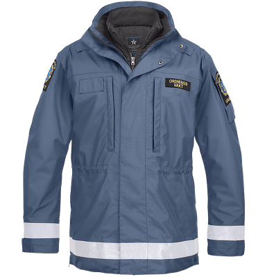 Texstar OJ02 Ordningsvakt 2-1 Jacka Parkas (Storlek: 3XL)