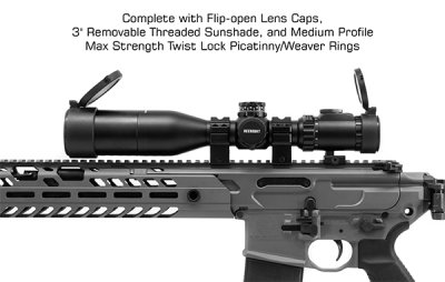 UTG OP3 4-16X44 30mm Compact Scope AO IE Glass UMOA