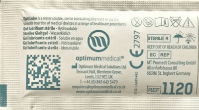 Optilube Steril Gel NPA 5g