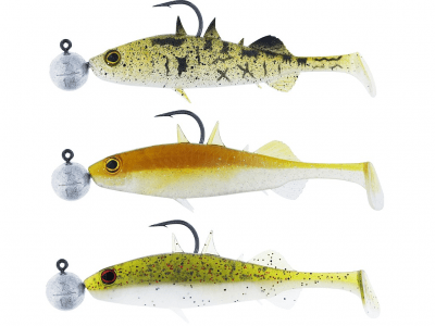Westin Stanley The Stickleback Shadtail RnR 5.5 cm / #2/0 5 g 3st (Färg: Clear Water Mix 10)