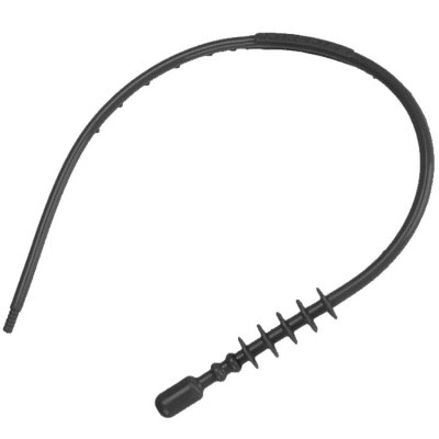 Paintball Squeegee Rubber Barrel Cleaner with FINS - Svart
