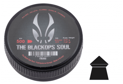Black Ops Soul Spetsnos 4,5mm 0,51g 500st