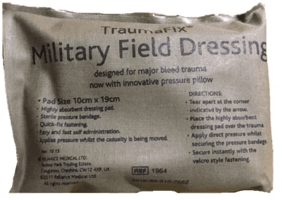 TraumaFix Field Dressing 10x19cm
