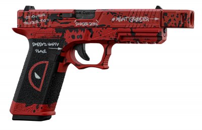AW Custom GBB VX7302 DP 6mm - Red & Black