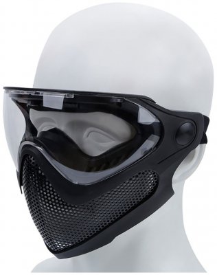 WoSport Meshmask Pilot - Black