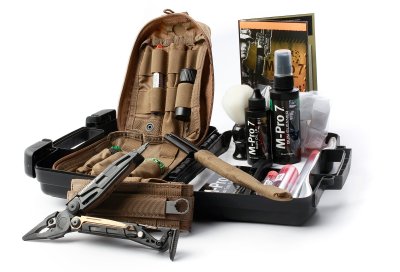 Hoppe's M-PRO 7 Advanced Small Arms Cleaning Kit m. Leatherman MUT