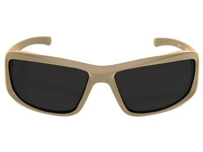 Edge Hamel Sand Thin Temple Matte Sand Frame /Polarized Smoke Lens