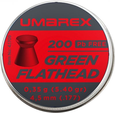 Umarex Green Flathead 4,5mm 200pcs