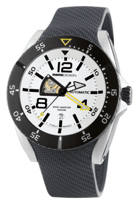 MomoDesign Dive Master Automatic Vit/Svart 48mm