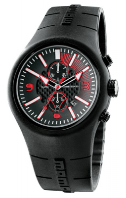 MomoDesign Mirage Chrono Svart/Röd 46,5mm