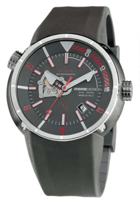 MomoDesign Diver Pro Automatic Rutenium/Röd 47mm