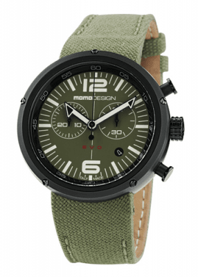 MomoDesign Evo Chrono PVD Olivgrön 43mm