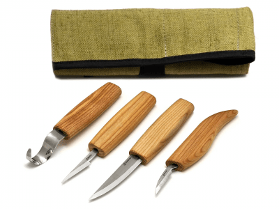 BeaverCraft S09 Täljkit med Knivrulle