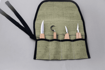 BeaverCraft S09 Täljkit med Knivrulle