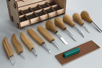 BeaverCraft S52 Woodcarving Set of 10 Knives
