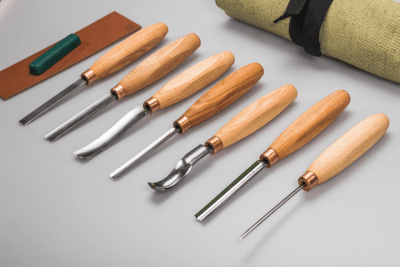 BeaverCraft SC03 Wood Carving Straight Chisel Set