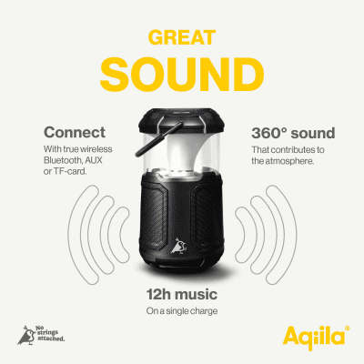 Aqiila Soundbird B10 Dimmable LED Light with Speakers