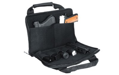 UTG Homeland Security Double Pistol Case - Svart