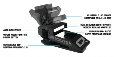 Quiqlite QX2 WhiteLite LED - 200LM IPX4