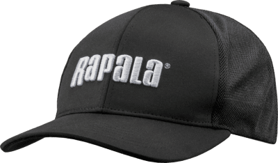 Rapala Cap Black Mesh Snapback
