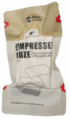 Rhino Rescue Quick-Response Compressed Gauze - 5cm x 3,75m