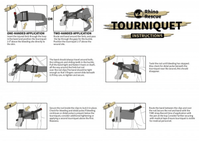Rhino Rescue Tourniquet - Aluminum Gag