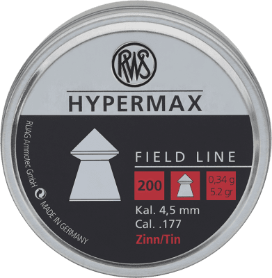 RWS Field-L Hypermax Lead-Free 4,5mm 0,34g 200pcs
