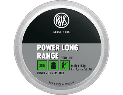 RWS Power Long Range 0.87g 4,5mm 250st