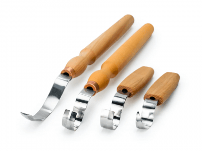 BeaverCraft S11 Hook Knife Set of 4 Tools