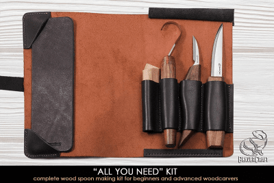 BeaverCraft S13X Spoon Carving Tool Set