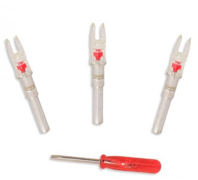 Maximal Archery Tracer Lighted Nocks Red Size S