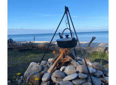 Satake Outdoor Tri-Pod Small med 1 Kedja, Krok & Canvasbag