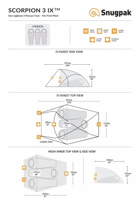 Snugpak Tent Scorpion 3 IX