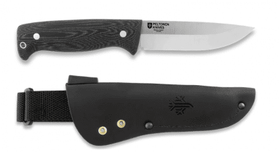 Peltonen M07 Full Tang with Leather Sheath - Svart Micarta
