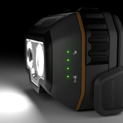Silva PRO Pannlampa SmartLight 500 Vit/Röd/Orange - 500LM IP65