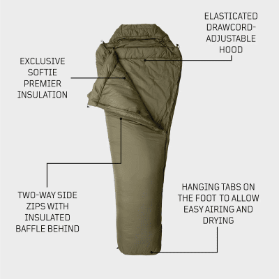 Snugpak Sovsäck Softie 10 WGTE -7°C/-12°C